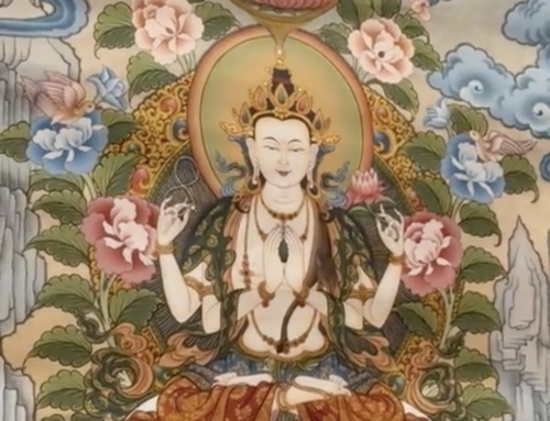 Chenrezig Thangka für das Zentrum